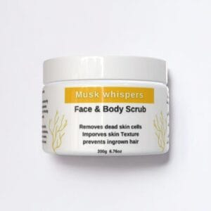 musk whispers face and body exfoliating scrub 200g